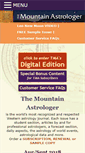 Mobile Screenshot of mountainastrologer.com